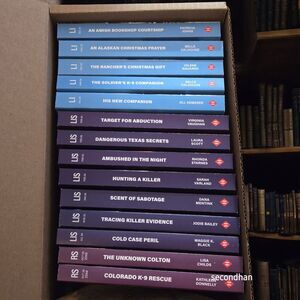 14 Harlequin Romance LI, LIS, RS Paperbacks Larger Print Read Once 2025-26